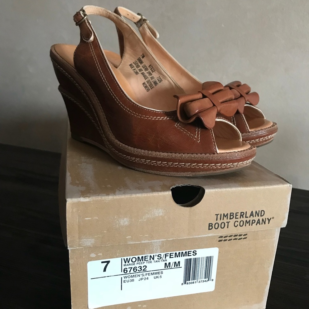 Timberland Wedge Shoes size 7